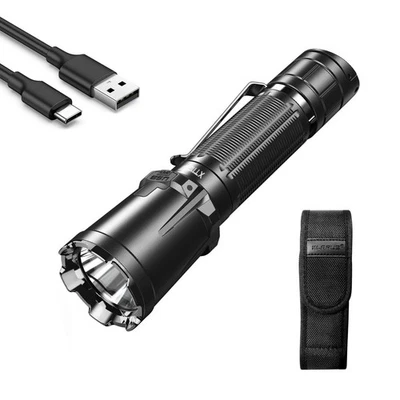 klarus XT11GT Pro 3300 Lumens USB C Rechargeable Tactical Flashlight, 1345 Fe... - Image 1 of 4