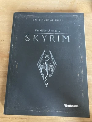 Elder Scrolls V Skyrim Official Game Guide Bethesda 2011 - (with Map) - Image 1 of 4