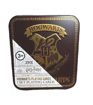 NUEVO Harry Potter Hogwarts Cartas de Juego en Lata • Sellado Foto 1 de 4