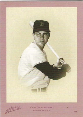 2005 Donruss Studio портреты Zenith 44/55 Карл Ястржемский HOF - Изображение 1 из 2