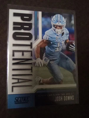 2023 Score - Protential #11 Josh Downs (RC) - Image 1 of 2