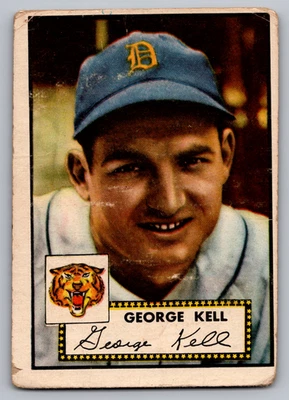 Topps #246 1952 George Kell Tigers Foto 1 de 3