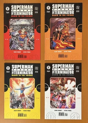 Superman versus Terminator #1, 2, 3 & 4 complete series (AF38) DC 1999. - Image 1 of 4
