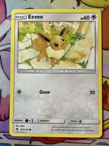 Eevee - 155/214 - Common Near Mint Lost Thunder MP - Picture 1 of 2