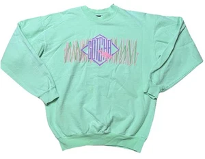 Vintage Gotcha 80s Crewneck Sweatshirt Surf Skate Puff Print Neon Large XL USA - Picture 1 of 10