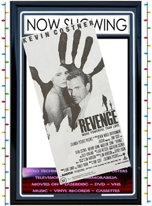 Revenge 1990 Thriller Kevin Costner Vintage Aust Cinema Press Sheet Free Post - Picture 1 of 3