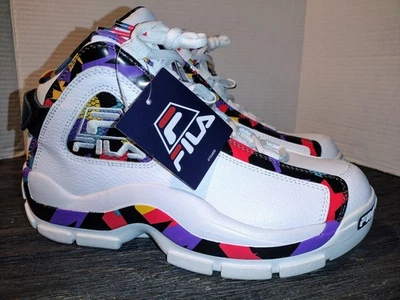 Fila Grant Hill II 90s Pack White Black Purple FM43 1BM01083-118 Size 8 Men - Image 1 of 4