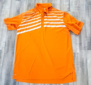 Ping Shirt Herren XL/TG Orange Stretch Polo Golf Kurzarm Gestreift Comfort Fit - Bild 1 von 10