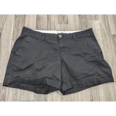 Old Navy Womens Size 6 Regular Black Chino Shorts - Image 1 of 4