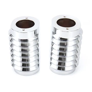 Touring Aluminum Retro Fork Boots Slider Cover for Harley Street Glide 2014-2023 - Foto 1 di 7