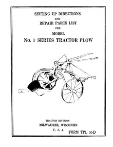Allis Chalmers No. Remolque inferior serie 1 arado manual de ruedas para el propietario - Imagen 1 de 17