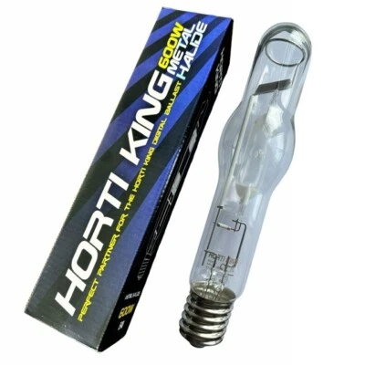 HORTIKING 600w MH Bulb Metal Halide Blue Spectrum Grow Light, e40 Screw Fitting - Image 1 of 4
