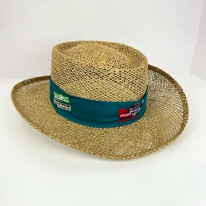 Ping Welches Championship LPGA Vintage Straw Golf Hat Snack Wells On the Tee USA - Picture 1 of 8
