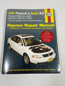 NEW Repair Manual Haynes 96023 for Volkswagen Passat 1998-05,  Audi A4 1996-01 - Picture 1 of 2