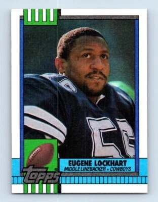 1990 Topps Eugene Lockhart Dallas Cowboys #493 - Image 1 of 2