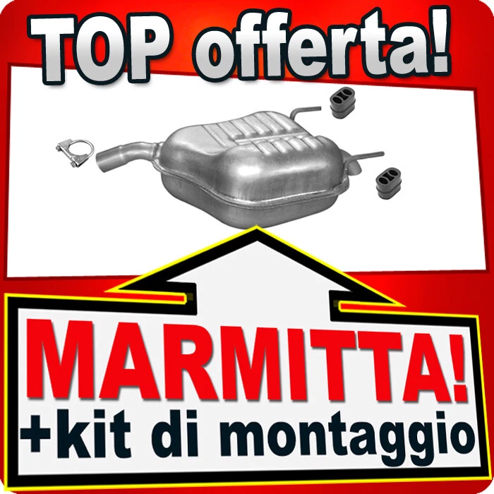 Silenziatore Posteriore per OPEL VECTRA C 1.6 1.8 Limousine 2-Volumi 02-09 - Immagine 1 di 1