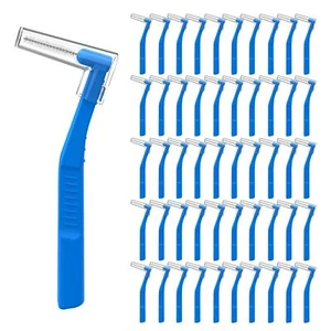 50 Count Angle Interdental Brushes for Braces Tight0.7mm L- Shaped Interproxi... - Picture 1 of 6