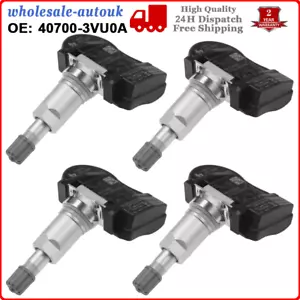 4PCS WHEEL TIRE PRESSURE MONITORING SENSOR FOR Nissan Renault 407003VU0A 433MHZ - Picture 1 of 12