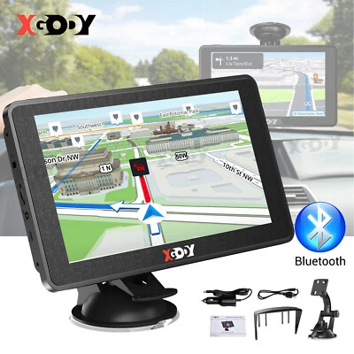 XGODY 886 Truck GPS Navi Navigationsgerät AV-IN Geschwindigkeitsanzeige 7 Zoll - Bild 1 von 4