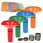 for All Coins Coin Sorter Tubes Colored Coin Counting Tubes  Business