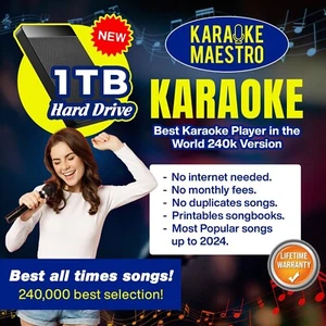 Karaoke Englisch 240K Songs in HD mit Profi System beste Software - Bild 1 von 3