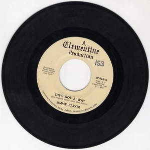 RARE Jimmy Parker "She's Got a Way" & "Without You" Vinyl Record 45 RPM 7" Fame - Picture 1 of 2