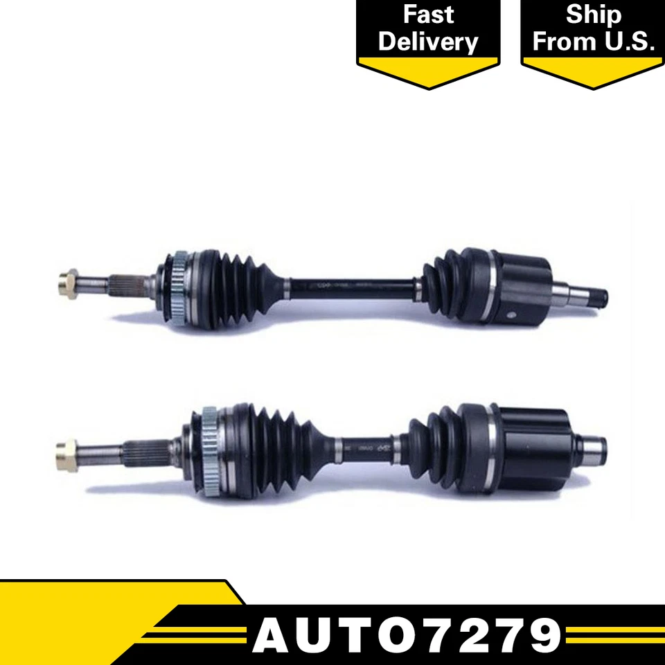 PAR DE MONTAJE DE EJE DE TRANSMISIÓN CV DELANTERO IZQUIERDO Y DERECHO para Cadillac Oldsmobile Foto 1 de 4
