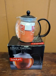 NEW Bodum Assam Glass Tea Press - Stainless Steel Filter 34 oz. - Picture 1 of 5
