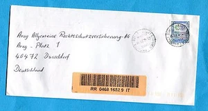 2001 £.5000 ISOLATO su RACC.  non filatelica per la GERMANIA   (253739) - Picture 1 of 1