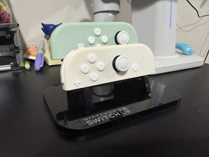 Green And Beige Nintendo Switch Custom Joycons - Picture 1 of 7