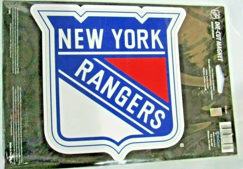 NHL New York Rangers 8 inch Auto Magnet Die-Cut by WinCraft Cover
