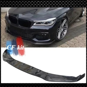 Carbon Fiber Front Bumper Lip Spoiler M Style For 2016-2019 BMW 7 Series G11 G12 - Bild 1 von 10