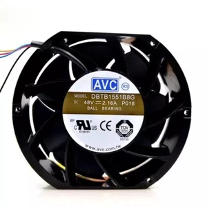 AVC DBTB1551B8G 17050 DC48V 2.16A 17CM 4-Wire Cooling Fan - Photo 1/2