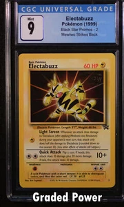 Promo Electabuzz Black Star Promo CGC 9 (0133) #2 Pokemon  - Picture 1 of 1