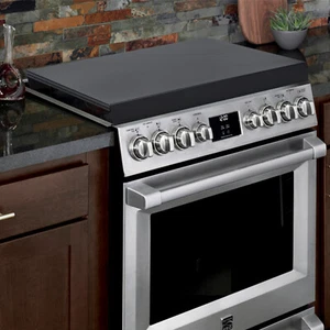 Stainless Steel Stove Top Cover Gas Stove Protective Cover Bracket Black - Picture 1 of 6