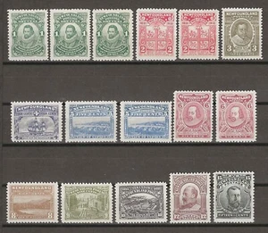 CANADÁ/TERRANOVA 1910 SG 95/105 + Perfs + Variedades COMO NUEVO - Imagen 1 de 2