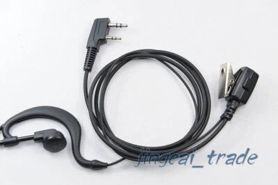 PTT Earpiece Headset Earphone for Linton Kenwood Puxing Baofeng Wouxun Ham Radio - Image 1 of 2