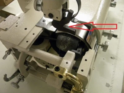 SHANGGONG Drück Fuss , Rollenfuß ,10mm Fuß für Leder Schärfmaschine YXP und baugleiche