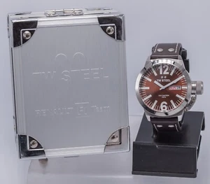 TW Steel CEO Canteen CE1009 Men's Quartz 45mm Wrist Watch - Brown Dial - Picture 1 of 13