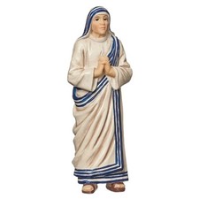 Sale! 3.5" Mother Teresa Saint Figurine w/ Prayer Card Gift Religious Birthday