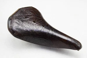 BROOKS B15 CHAMPION STANDARD LEATHER VINTAGE ROAD BICYCLE SADDLE, OVAL LOGO - Picture 1 of 6