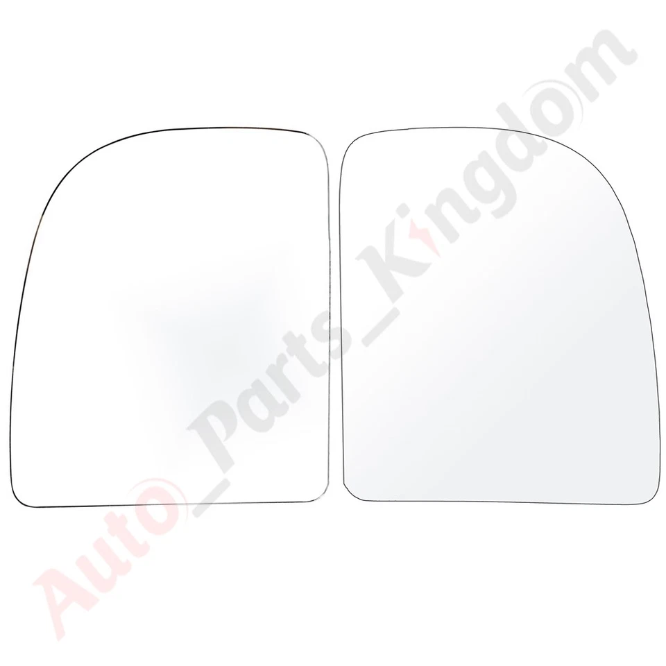 Left+ Right Towing Mirror Glass Upper For 2002-14 Ford Econoline E-Series LH RH - Image 1 of 4