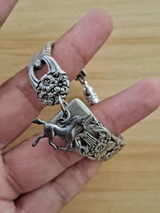 Vintage Silver Plated Spoon/Flatware Bracelet - Picture 1 of 11