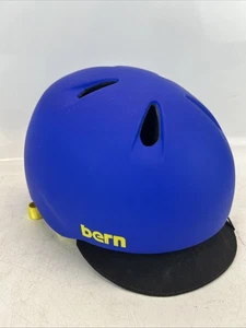Bern Jugend Fahrradhelm Nino DVRT matt blau Größe S-M - Bild 1 von 6