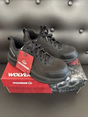 Zapato Wolverine Mujer 7.5 Durashocks Perno Tejido Carbonmax Puntera Negro Antideslizante Foto 1 de 4