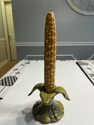 Vela y soporte de maíz Department 56 Time to Celebrate Harvest Foto 1 de 4