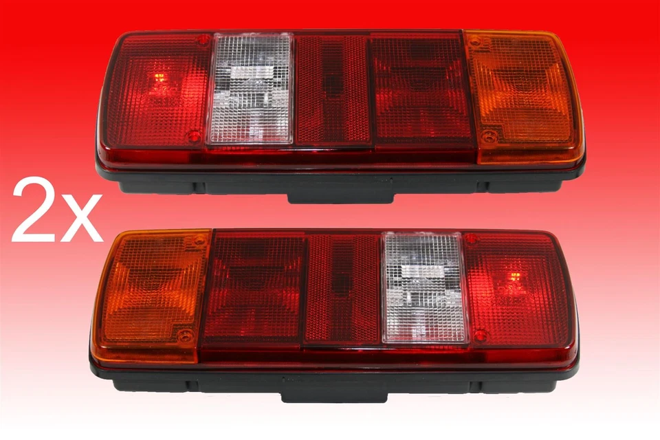 2x Rückleuchte links rechts passend für VW T4 Pritsche Doka LT Heckleuchte - Bild 1 von 1