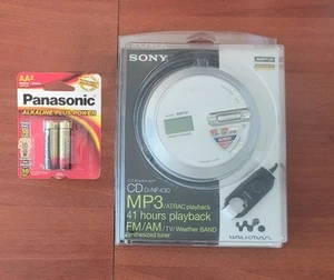 REPRODUCTOR DE CD PORTÁTIL SONY D-NF430 WALKMAN MP3/ATRAC AM/FM/TV/BANDA CLIMÁTICA - Imagen 1 de 5