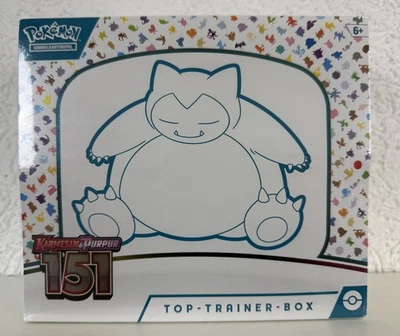 Pokémon Karmesin & Purpur 151 Top Trainer Box  TTB TCG Sammelkarten Relaxo Neu - Bild 1 von 2