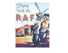 WW2 FLYING WITH RAF METAL RETRO SIGN WALL DOOR PLAQUE A5 A4